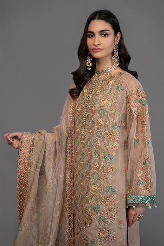 Suit Off White with Sea Green BDS-2507 D7