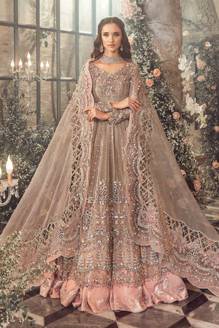 Maria b Unstitched Mbroidered | Grey BD-2703