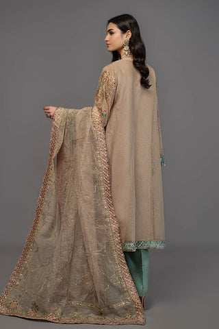Suit Off White with Sea Green BDS-2507 D7