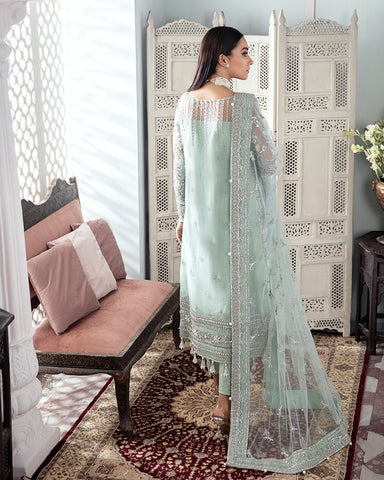 ZEBA EMBROIDERED NET 3-PIECE SUIT WS-21